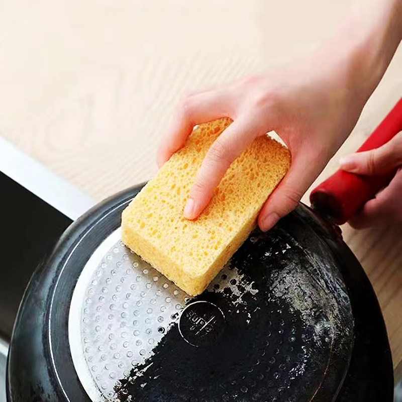 Microfiber spons keuken schoonmaken natuurlijke reiniging sisal loofah keuken scrub cellulose spons